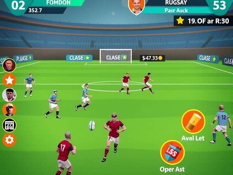 Rugby Aces Delhi strategy guide showing player formations